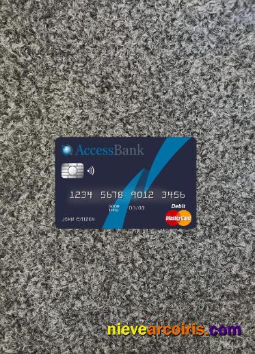 Azerbaijan Access bank master card photolook